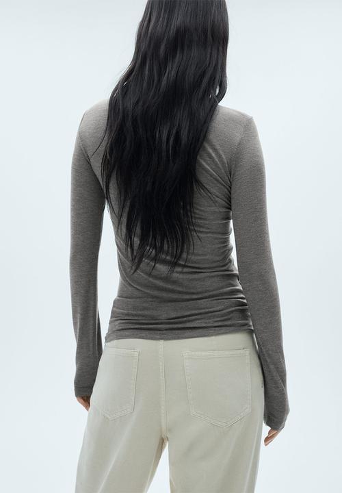 MANGO - T-Shirt Second - Medium Grey