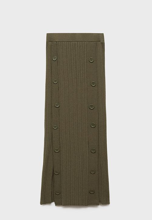 MANGO - Sally Skirt - khaki