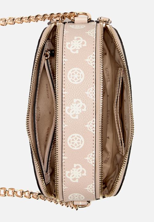 GUESS - Noelle camera crossbody - sand logo