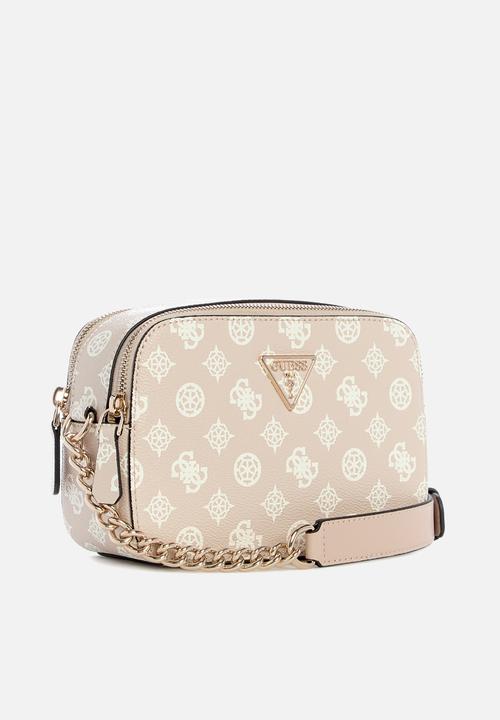 GUESS - Noelle camera crossbody - sand logo