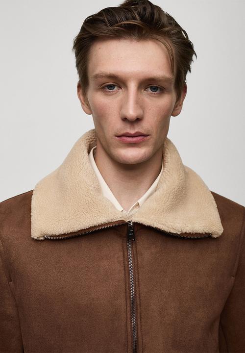 MANGO - Jacket ander - brown