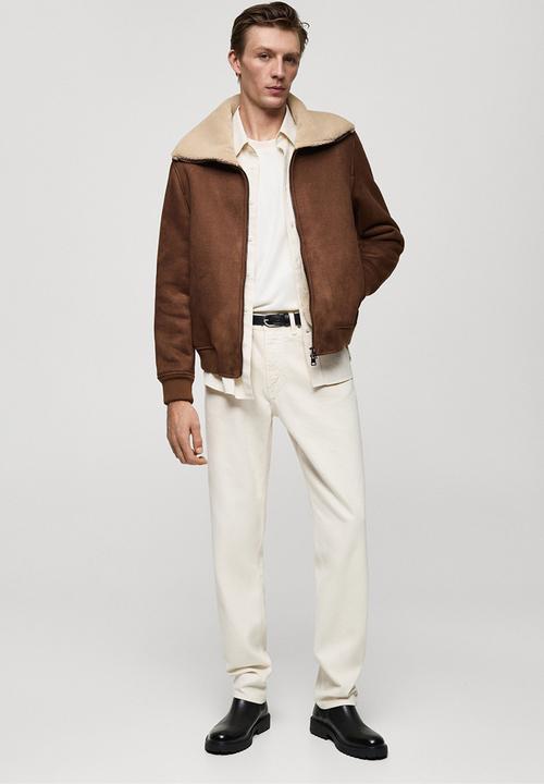 MANGO - Jacket ander - brown