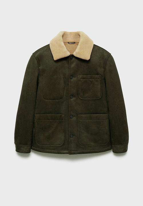 MANGO - Jacket addo - beige & khaki
