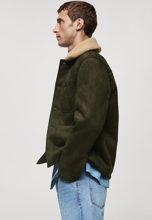 MANGO - Jacket addo - beige & khaki