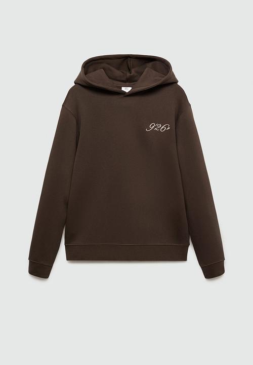 MANGO - Sweatshirt numbers - dark brown