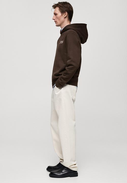 MANGO - Sweatshirt numbers - dark brown