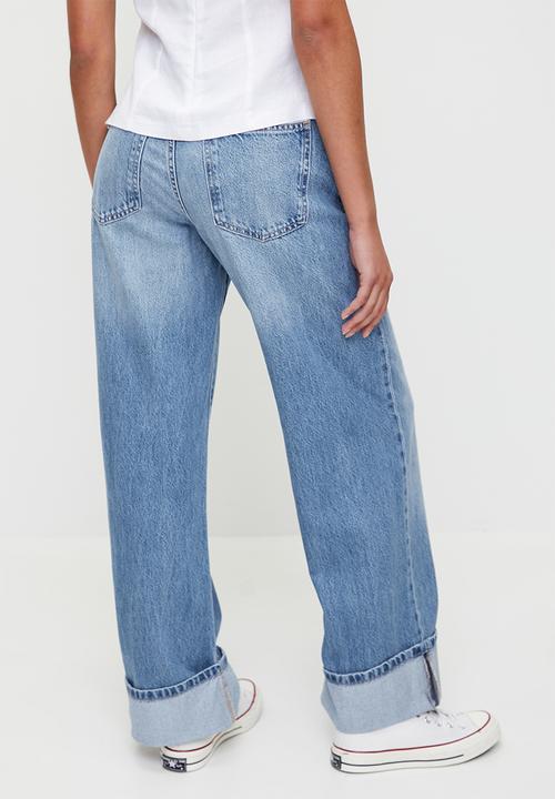 Cotton On - Loose Cuff Jean - Saltwater Blue