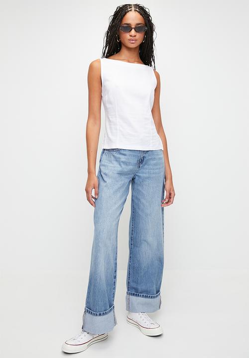 Cotton On - Loose Cuff Jean - Saltwater Blue