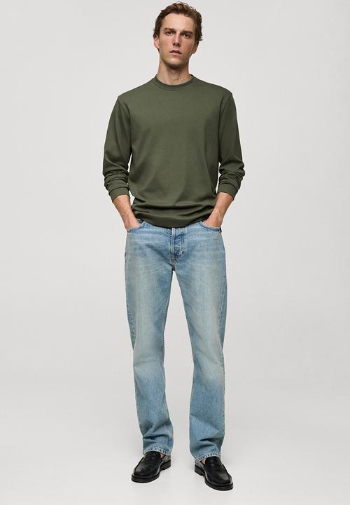 MANGO - T-shirt garet - medium green