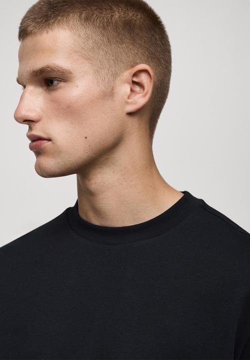 MANGO - T-shirt gareth - navy