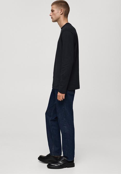 MANGO - T-shirt gareth - navy
