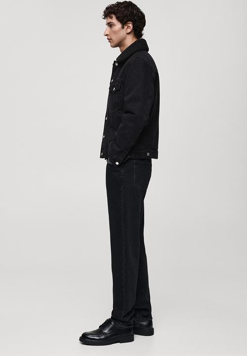 MANGO - Jacket wasp - black denim