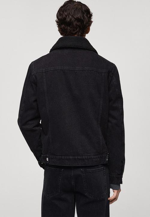 MANGO - Jacket wasp - black denim
