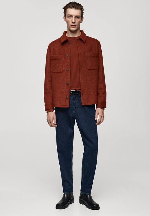 MANGO - Jacket paolo - medium orange