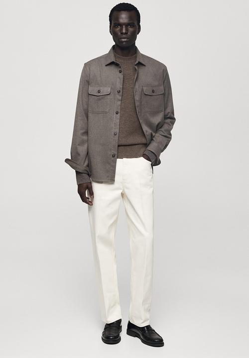 MANGO - Sweater park - brown