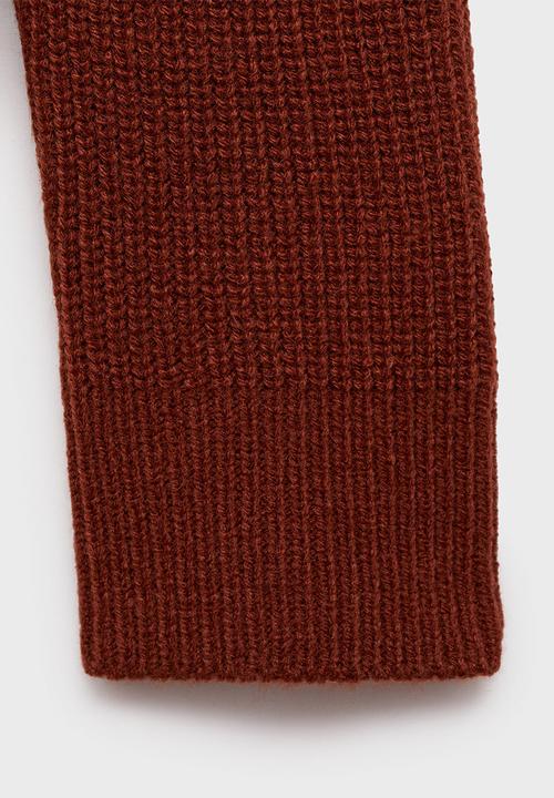 MANGO - Sweater brinap - medium orange