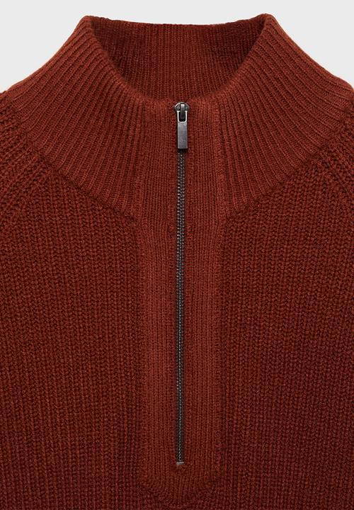 MANGO - Sweater brinap - medium orange