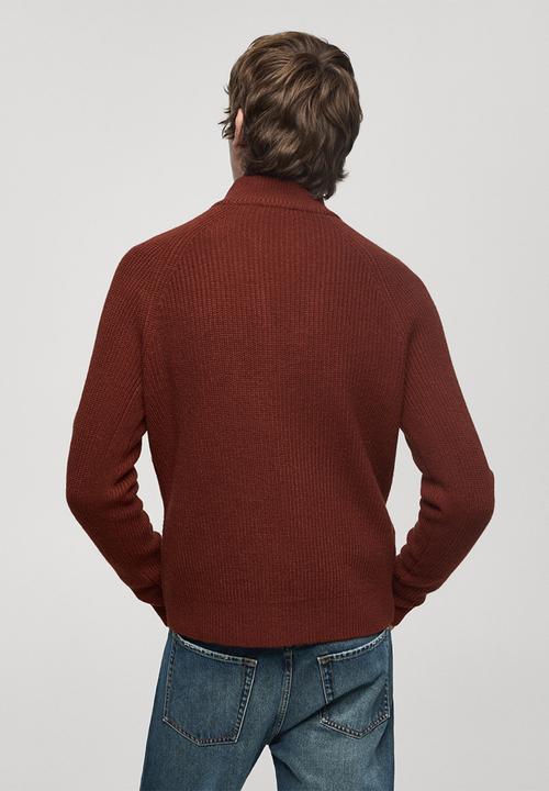 MANGO - Sweater brinap - medium orange