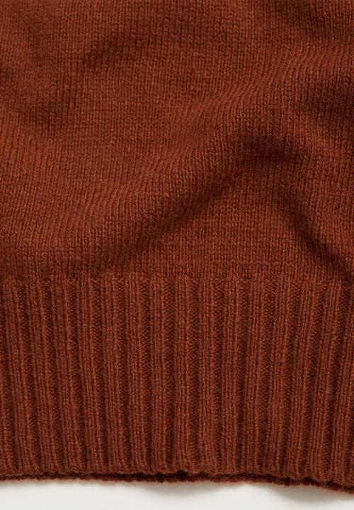 MANGO - sweater lotus - medium orange
