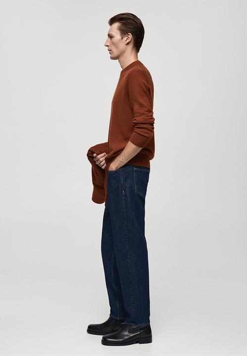 MANGO - sweater lotus - medium orange