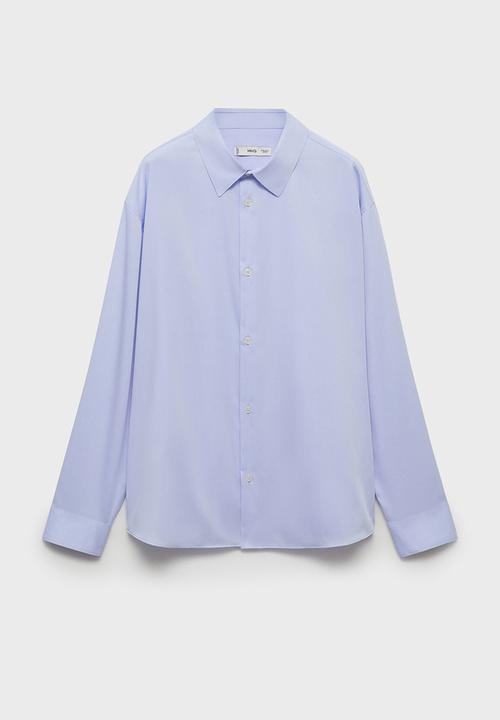 MANGO - shirt beau - light/pastel blue