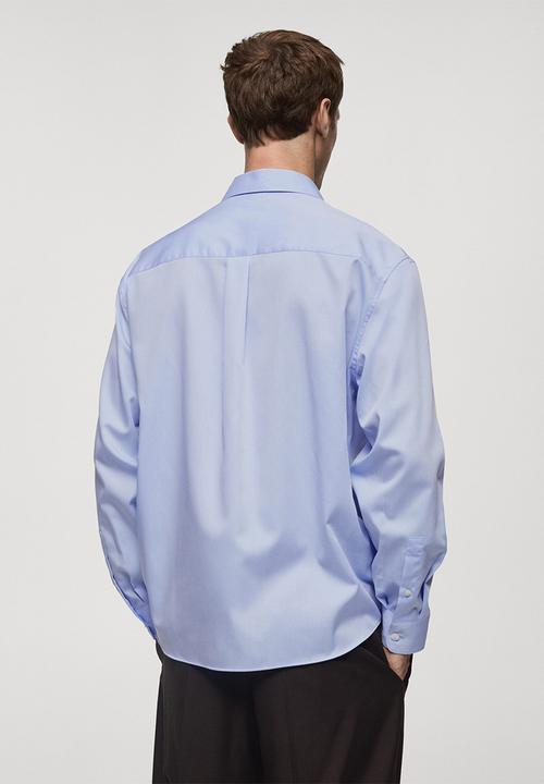 MANGO - shirt beau - light/pastel blue