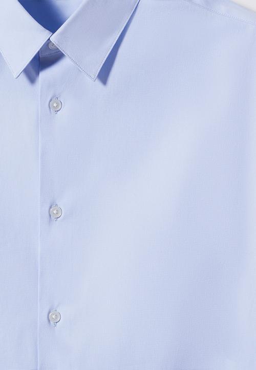 MANGO - shirt beau - light/pastel blue