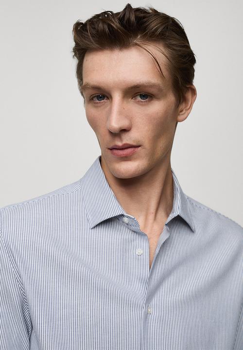 MANGO - Shirt louis - medium blue