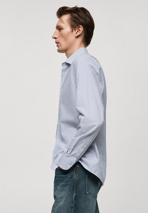 MANGO - Shirt louis - medium blue
