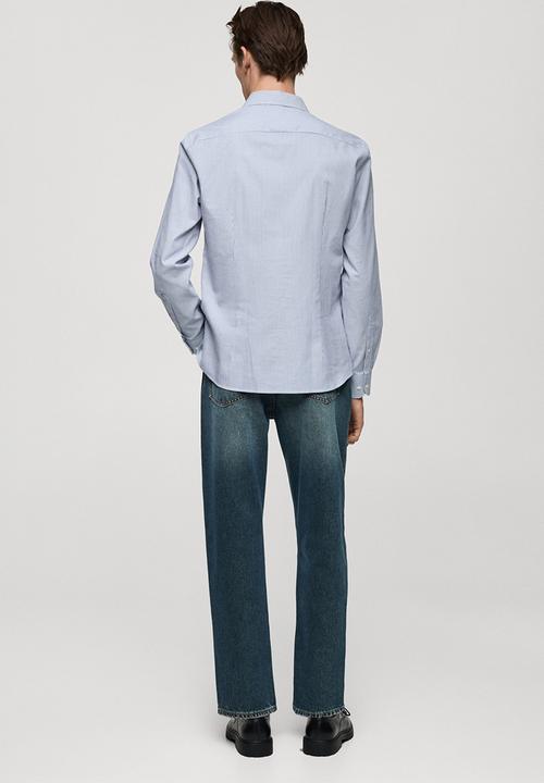 MANGO - Shirt louis - medium blue