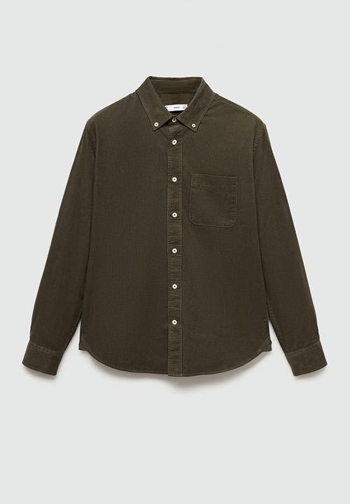 MANGO - shirt tadi - beige/khaki