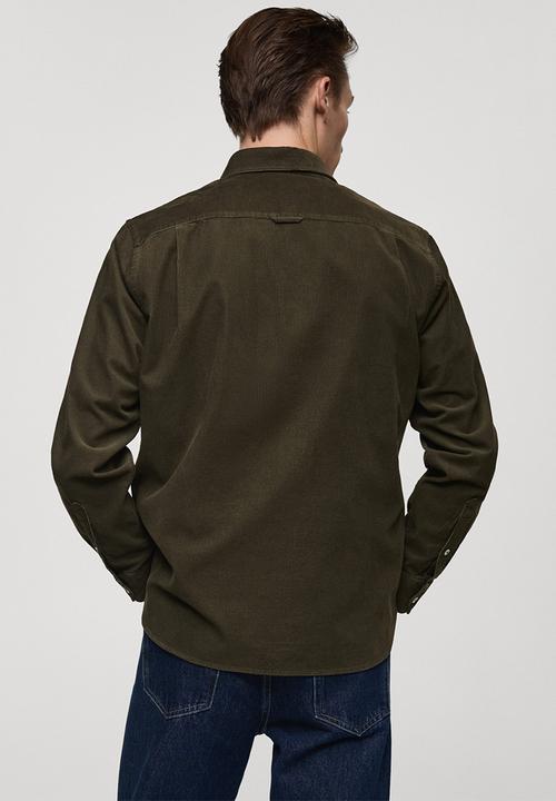 MANGO - shirt tadi - beige/khaki