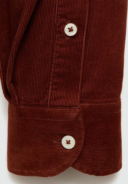MANGO - Shirt tadi - rust/copper