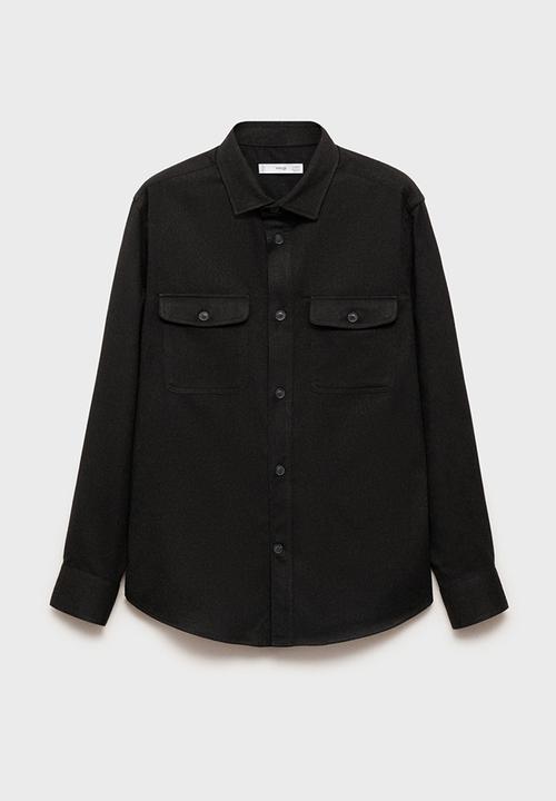 MANGO - shirt olivier - dark grey