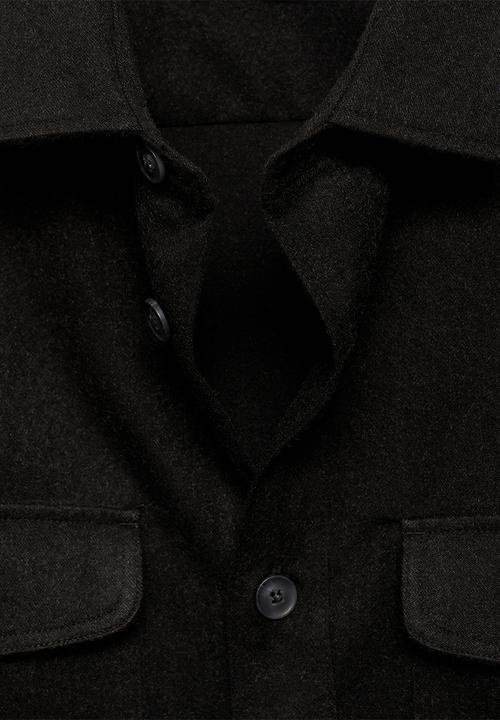 MANGO - shirt olivier - dark grey