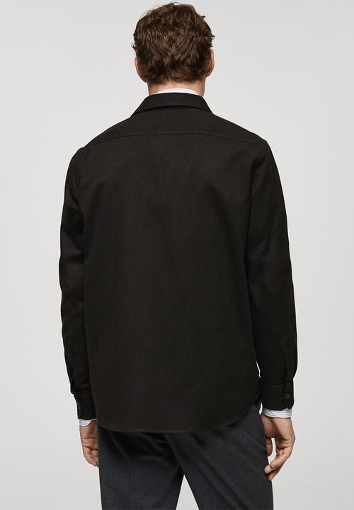MANGO - shirt olivier - dark grey