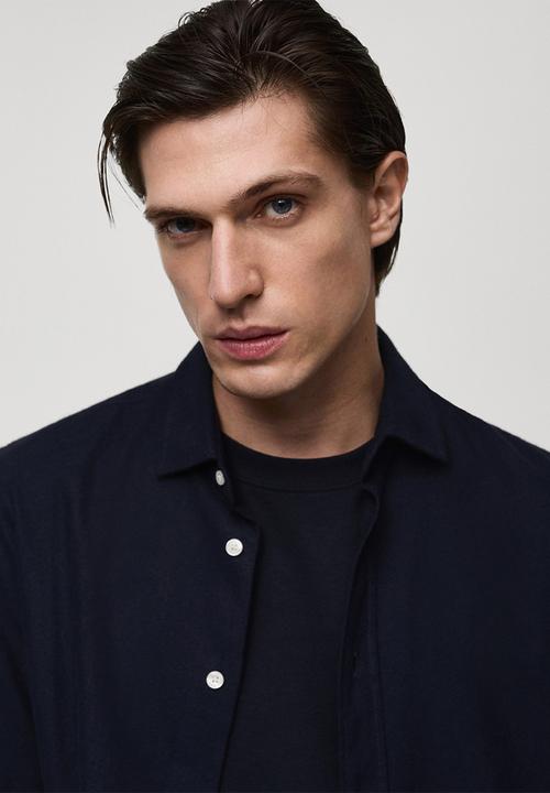MANGO - shirt ivo - navy
