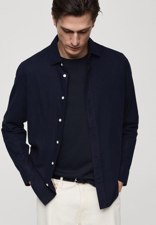 MANGO - shirt ivo - navy