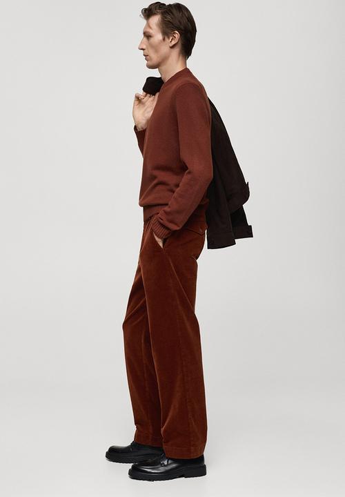 MANGO - Trousers Rascal - Rust/Copper