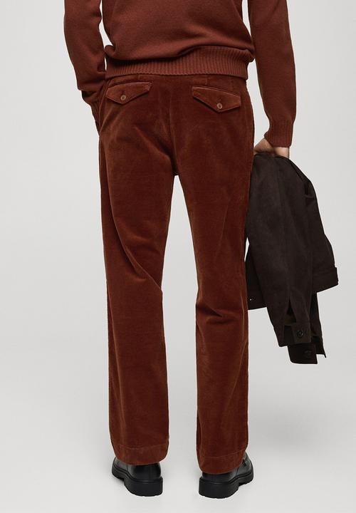 MANGO - Trousers Rascal - Rust/Copper