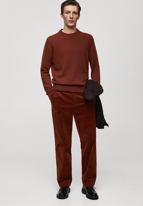 MANGO - Trousers Rascal - Rust/Copper