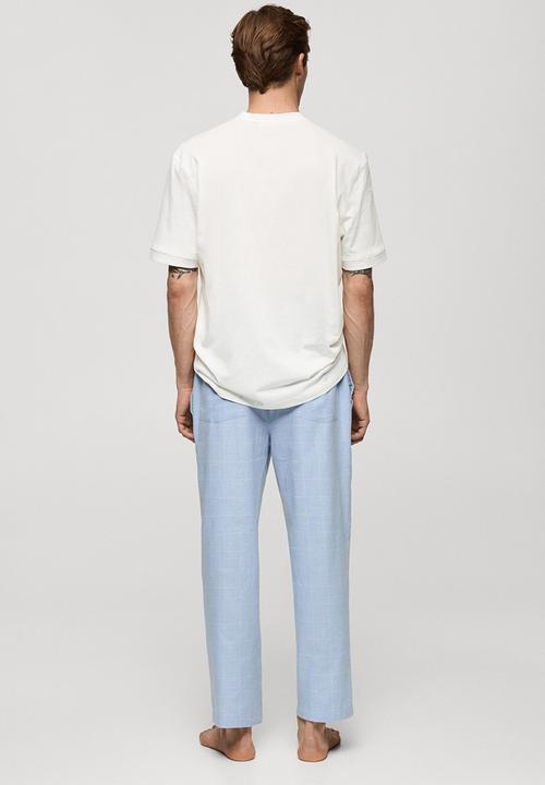 MANGO - Pijama pack classic  - sky-blue