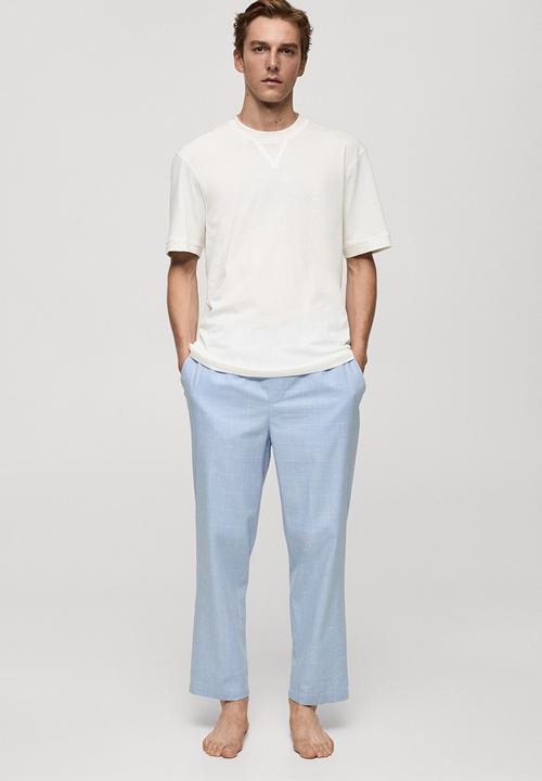 MANGO - Pijama pack classic  - sky-blue