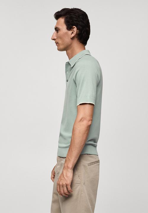 MANGO - poloshirt puroh - turquoise / aqua
