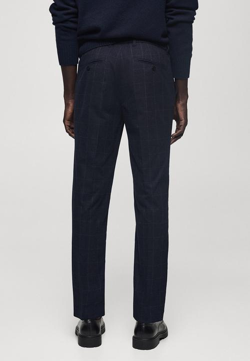 MANGO - Trousers Brest - Navy