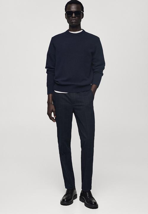 MANGO - Trousers Brest - Navy