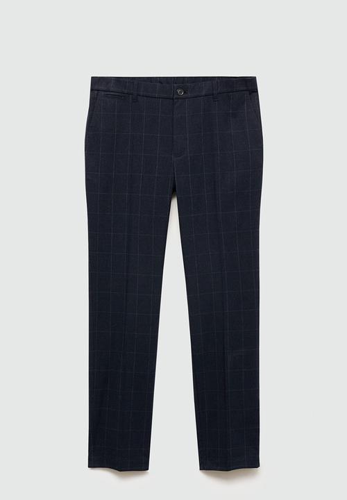 MANGO - Trousers Brest - Navy