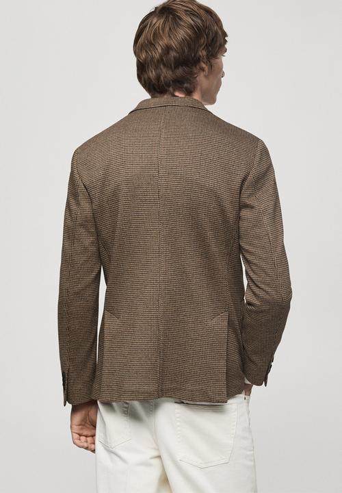 MANGO - Blazer aneto - brown