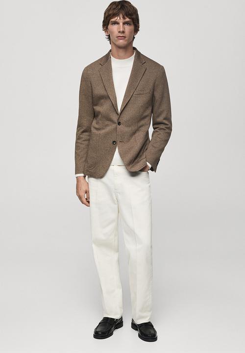 MANGO - Blazer aneto - brown