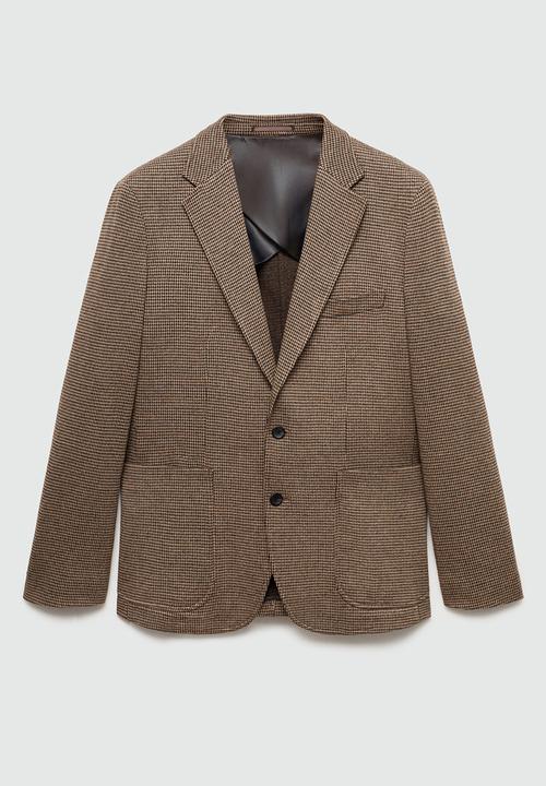 MANGO - Blazer aneto - brown